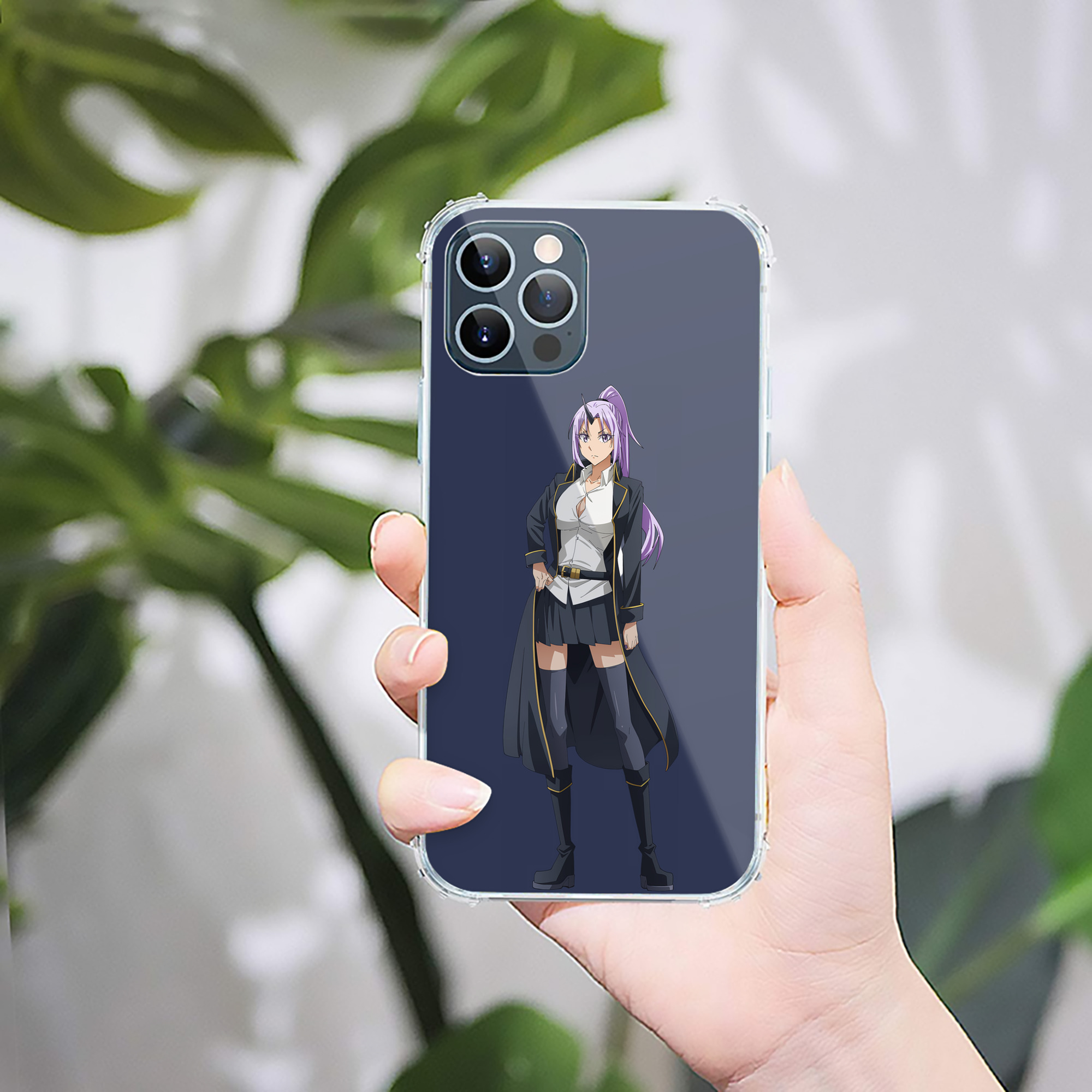 （画像用） 転スラ Regarding Reincarnated to Slime 【iPhone 12シリーズ対応】透明スマホケース（クリアソフトケース）